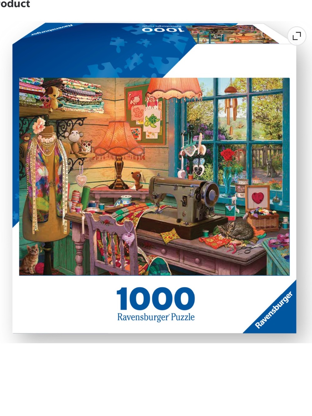 Ravensburger The Sewing Shed.  1000 pieces